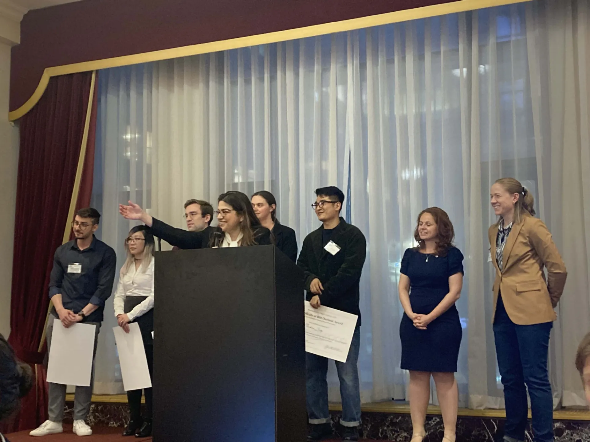 Poster awards at Sherwood 2025