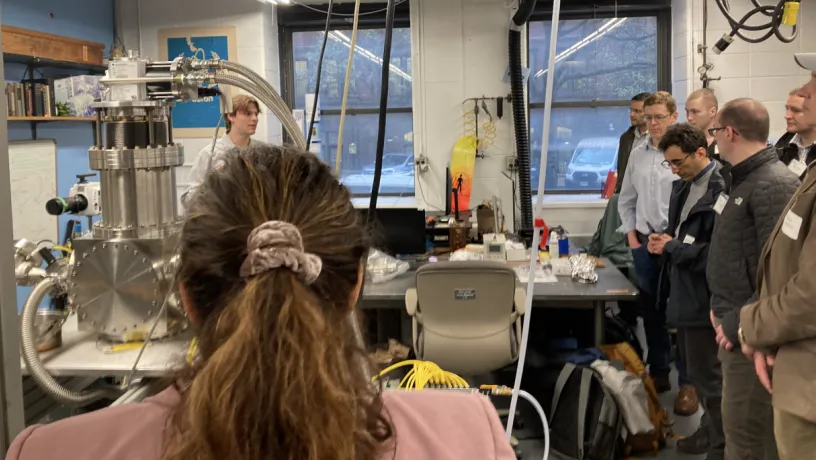 After the conference, Sherwood attendees toured the lab at Columbia Fusion Center